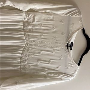 ROOLEE Long sleeve white maxi dress